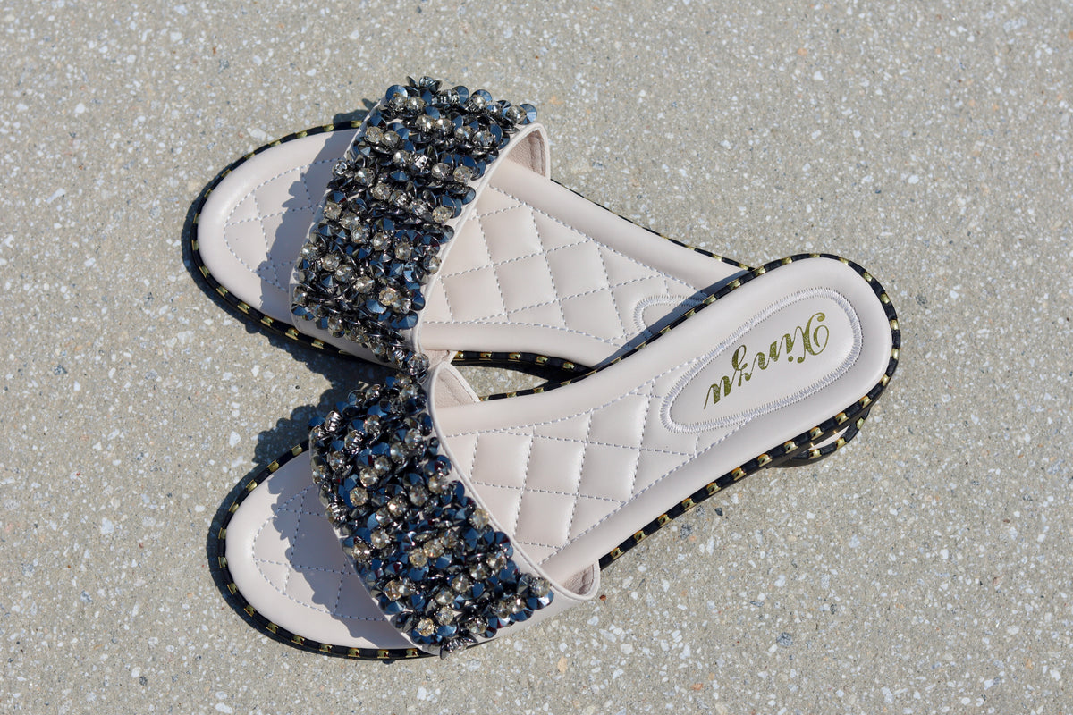 Diamond Sandals (Cream)