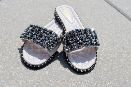 Diamond Sandals (Cream)