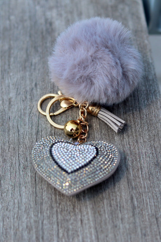 Sassy Keychain (Grey)